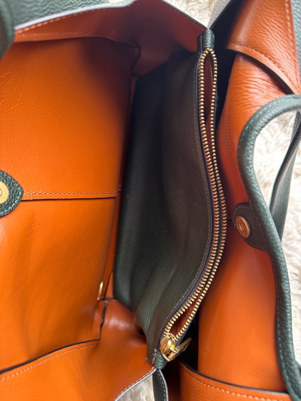 Coach Large Hunter Green Lana - Picture 5 of 7